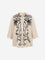 Gia Beige Embroidered Shirt