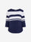 Gia Navy Colour-Blocked T-Shirt