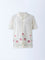 ETA Off-White Floral Embroidered Relaxed-Fit Cotton Shirt