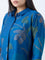 Diza Blue Botanical Printed High-Low Tunic