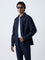 Ascot Navy Relaxed-Fit Denim Shacket