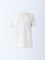 ETA White Solid Relaxed-Fit Cotton T-Shirt