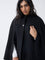 Gia Black Solid Cape