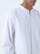ETA White Striped Relaxed-Fit Cotton Shirt