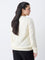 Gia Cream Embroidered Knitted Sweater