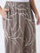 Diza Taupe Printed Pants