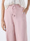 Bombay Paisley Pink Cotton-Blend Pants