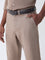 Ascot Dark Taupe Relaxed-Fit Mid-Rise Cotton-Blend Chinos