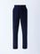 Ascot Navy Relaxed-Fit Mid-Rise Corduroy Trousers