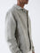 ETA Grey Woven-Textured Relaxed Fit Cotton Jacket