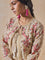 Floral Beige Embroidered Kurta
