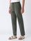 ETA Olive Relaxed-Fit Mid-Rise Cotton Pants - Exclusive