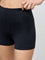 Superstar Black Cable-Knit Seamfree Boy Shorts Briefs