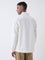 ETA Off-White Embroidered Relaxed-Fit Cotton Shirt