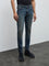 Nuon Blue Washed Slim-Fit Mid-Rise Jeans