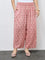 Diza Pink Floral Printed Pants