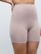 Wunderlove Beige Solid High-Rise Cotton-Blend Cycling Shorts