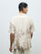 ETA Beige Nature-Inspired Printed Relaxed-Fit Shirt