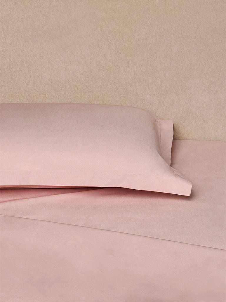 Westside Home Pink Solid Queen Bed Sheet Set