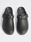 SOLEPLAY Black Perforated Clog Sandals