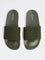 SOLEPLAY Olive Knit-Textured Pool Slides