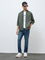 Nuon Blue Faded Hendrix Slim-Fit Mid-Rise Denim Jeans