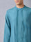 Embroidered Blue Kurta
