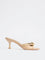 LUNA BLU Beige Buckle-Detailed Sandals