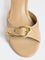 LUNA BLU Beige Buckle-Detailed Sandals