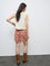 Bombay Paisley Red Printed Cotton Skorts