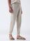 ETA Beige Relaxed-Fit Mid-Rise Cotton-Blend Joggers