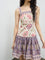 Bombay Paisley Pink Floral Cotton A-Line Dress