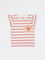 HOP Kids Girls Off-White Striped Cotton Top