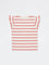 HOP Kids Girls Off-White Striped Cotton Top
