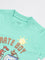 HOP Kids Boys Mint Graphic Design Cotton T-Shirt