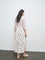 Bombay Paisley Off-White Floral Empire-Line Dress