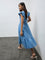 LOV Blue Denim A-Line Dress