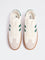 SOLEPLAY White Mesh Detailed Lace-Up Sneakers