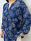 Diza Indigo Floral Printed Tunic