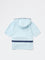 HOP Kids Boys Blue Pouch-Detailed Hooded Cotton T-Shirt