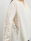 Gia Cream Lace Detailed Cotton Blouse
