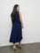 Gia Dark Blue Denim A-Line Dress