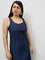Gia Dark Blue Denim A-Line Dress