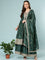Green Silk Anarkali Set