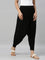 Women Solid Black Patiala Pants