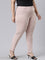 Women Solid Baby Pink Super Stretch Jeggings