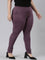 Women Solid Purple Stretch Ponte Pants