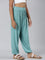 Girls Solid Dark Mint Harem Pants