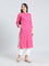 Cotton Ikat Print Straight Kurta