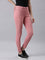 Women Solid Light Coral Super Stretch Jeggings